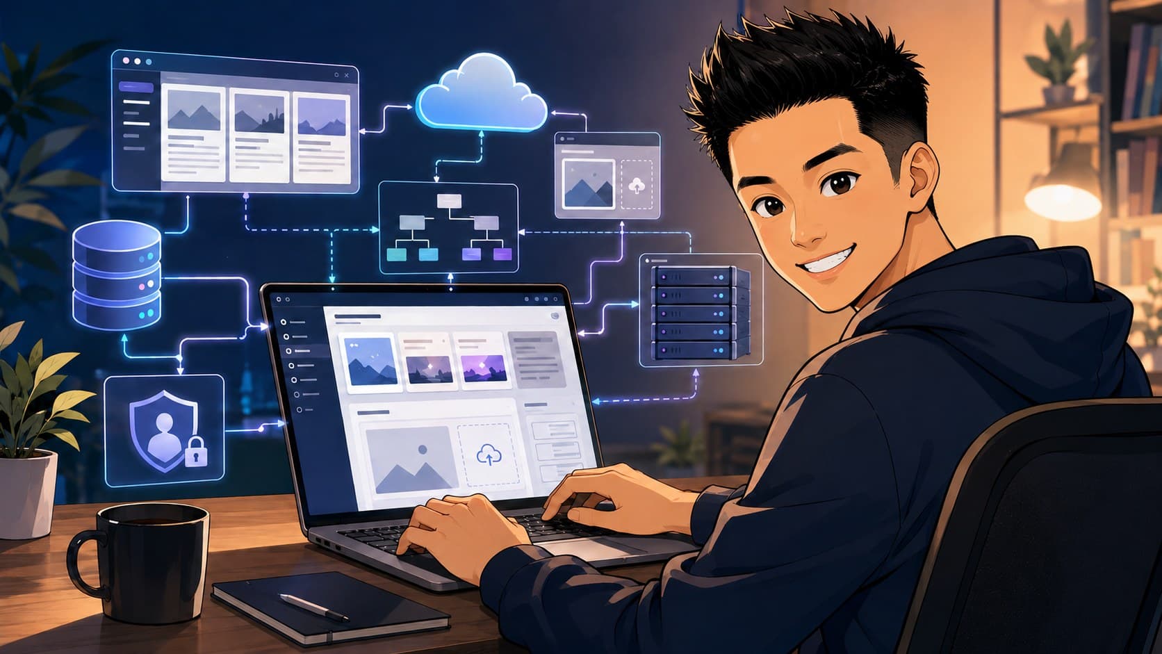 Der technische Aufbau meines eigenen CMS